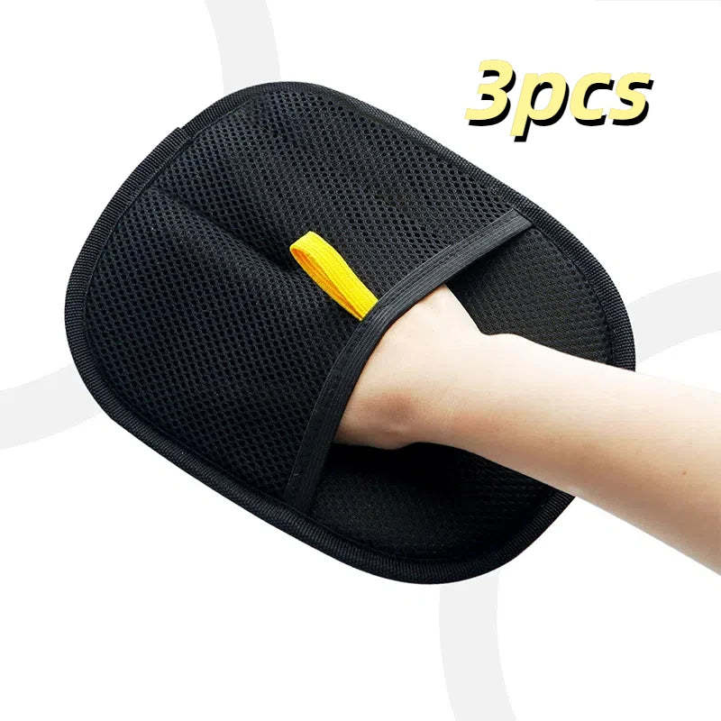 Upgraded Double Sided Grooming Glove Pet Dog Supplies Hair Remover Gloves Reusable Grooming Gloves Grooming Equipment For Dogs