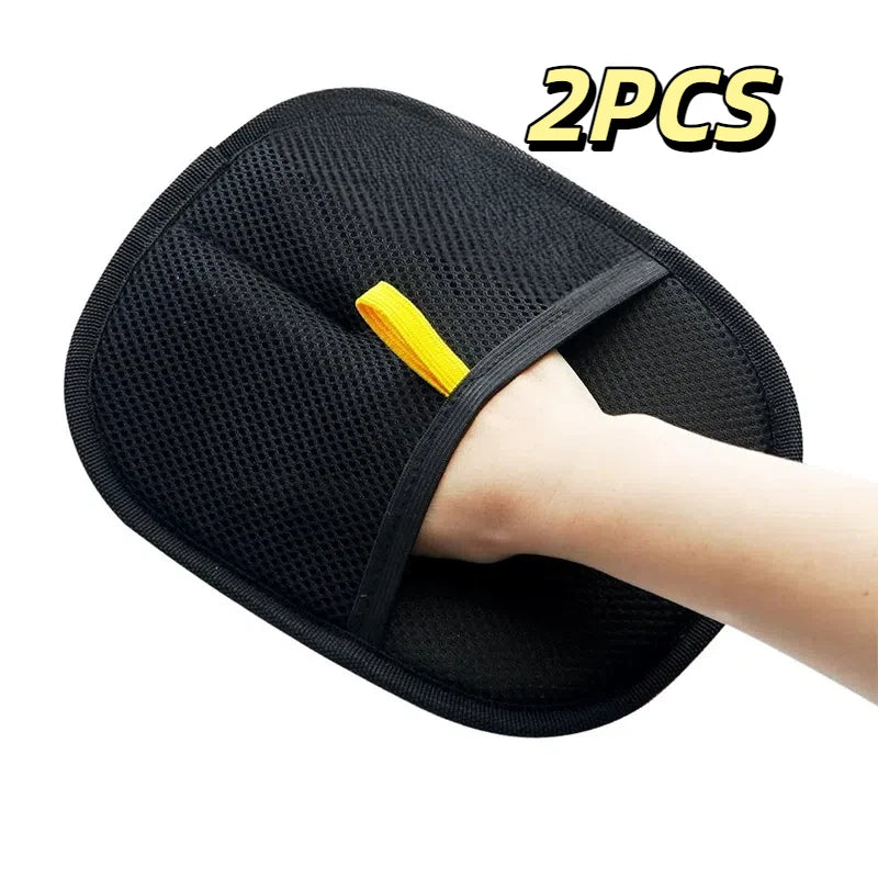 Upgraded Double Sided Grooming Glove Pet Dog Supplies Hair Remover Gloves Reusable Grooming Gloves Grooming Equipment For Dogs
