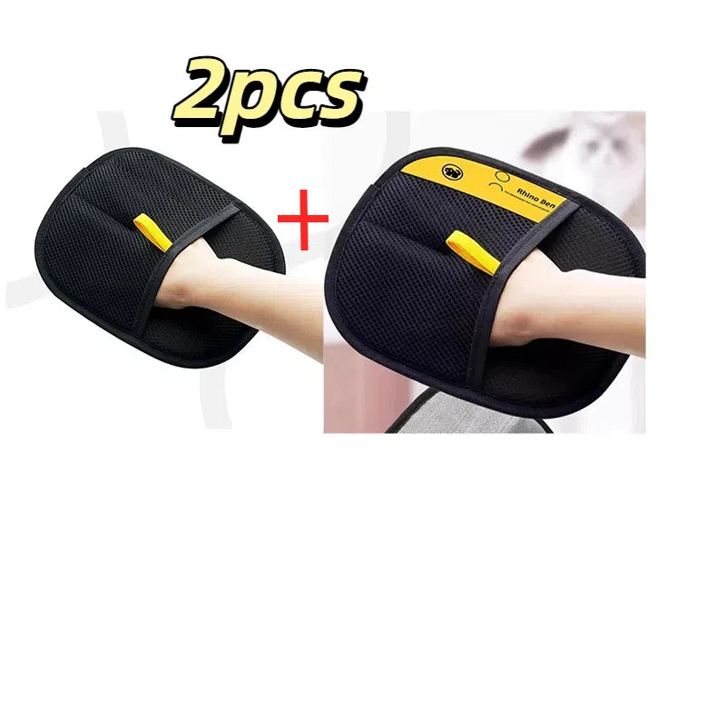 Upgraded Double Sided Grooming Glove Pet Dog Supplies Hair Remover Gloves Reusable Grooming Gloves Grooming Equipment For Dogs