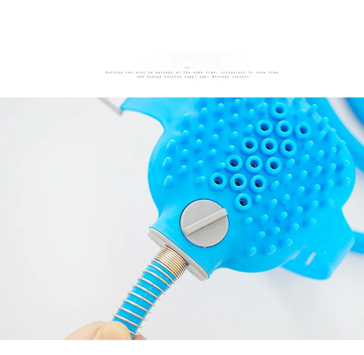 Pro Dog Shower Head: Massage Sprayer & Ergonomic Pet Bathing Tool - Water-Saving, Adjustable Nozzle for Easy Grooming,